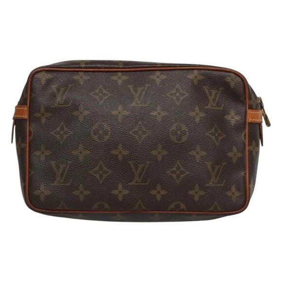 LOUIS VUITTON Monogram Compiegne 23 Clutch Bag M51847 LV Auth 129407 - Picture 2 of 16
